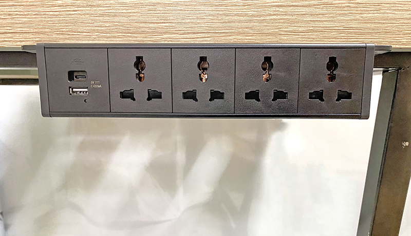 Ổ cắm điện lắp dưới gầm bàn Sinoamigo STS-HG60S chính hãng