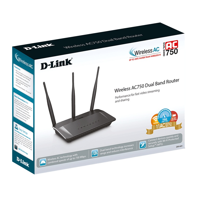 Bộ phát Wifi D-Link DIR-809L