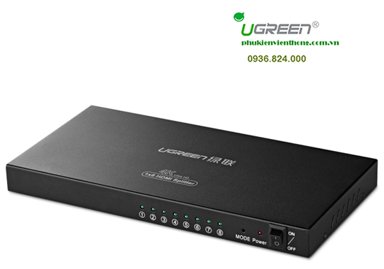 Bô chia HDMI 8 cổng chính hãng ugreen UG-40203 cao cấp
