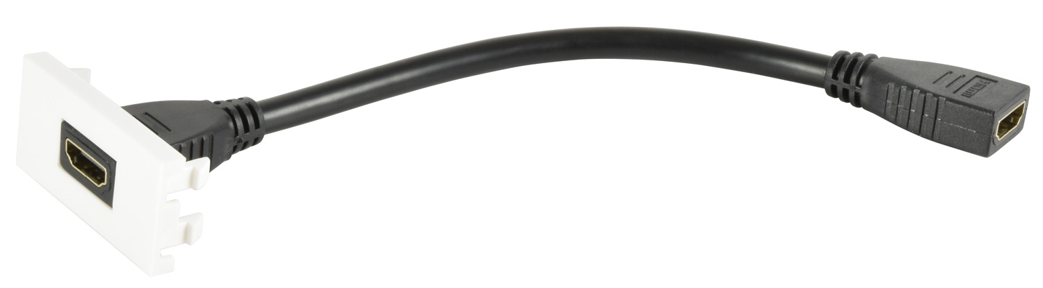 Ổ cắm HDMI &acirc;m tường 4K wall plate HDMI cho tivi