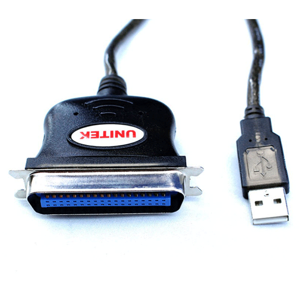 cáp chuyển đổi USB to paradell chính hãng unitek Y120