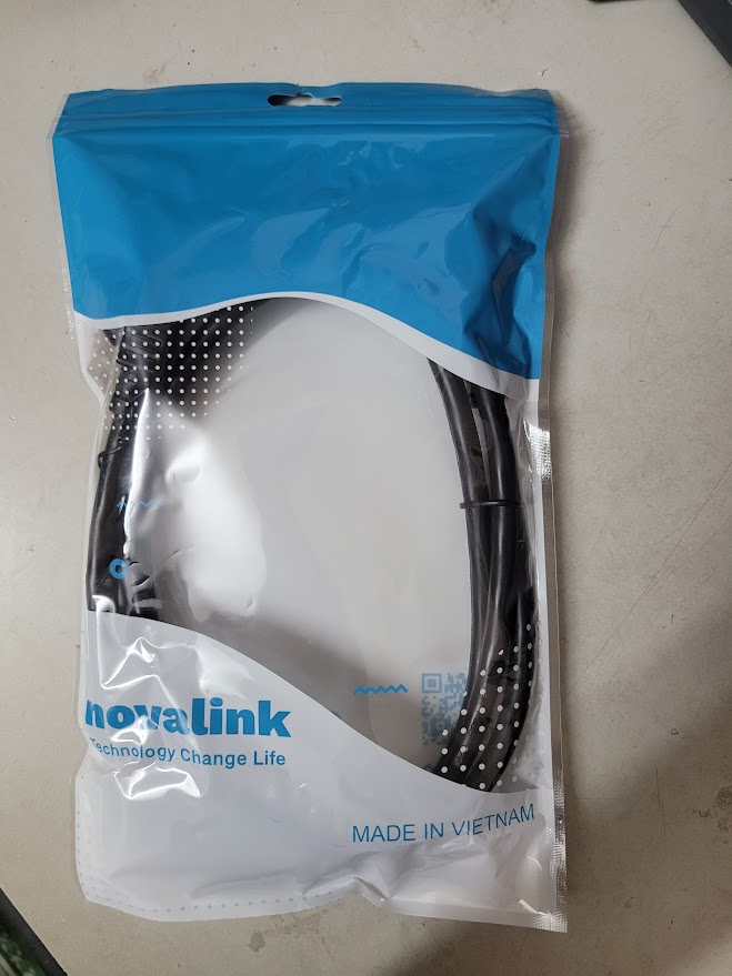 D&acirc;y nguồn 3 ch&acirc;n C15 d&agrave;i 2m l&otilde;i 3*1.31mm Novalink NV-53002A, 13A ch&iacute;nh h&atilde;ng