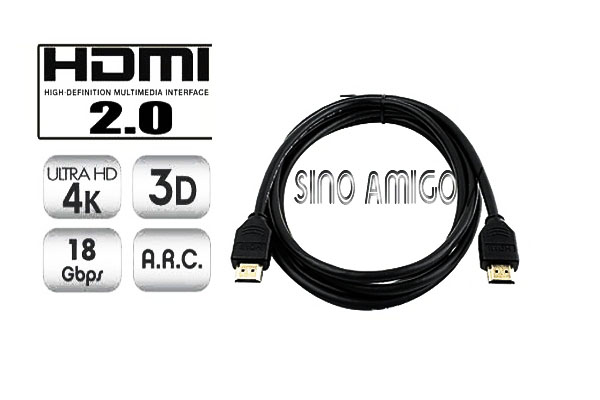 Dây cáp tín hiệu HDMI 2.0 SINOAMIGO 3m chính hãng 31004