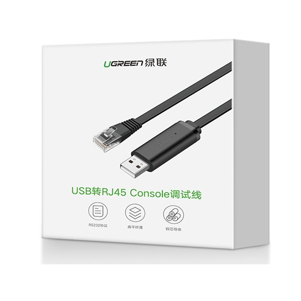 Cáp lập trình Console USB to RJ45 FTDI  Ugreen 50773 chính hãng