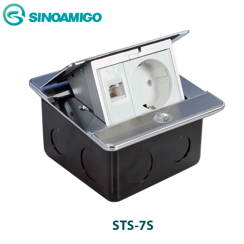 Hộp &acirc;m s&agrave;n SinoAmigo STS-7S cao cấp m&agrave;u bạc