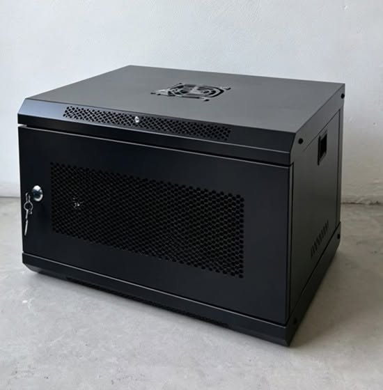 Tủ Rack 6U D400 Cánh Lưới Novalink NV-6U400 | Tản Nhiệt Tối Ưu