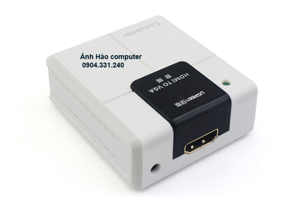 Bộ chuyển đổi HDMI sang VGA hỗ trợ Audio Ugreen 40209 chính hãng