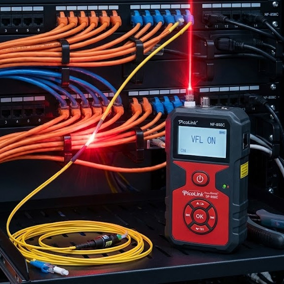 Máy Test Mạng NOYAFA NF-858C: Đo Chiều Dài Cáp, Dò Dây, Test PoE Chính hãng