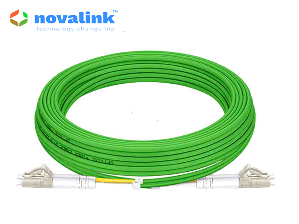 Dây nhảy quang Multimode LC-LC-MM-OM5 dài 10m Novalink NV-61710A | Cáp quang tốc độ cao, suy hao thấ