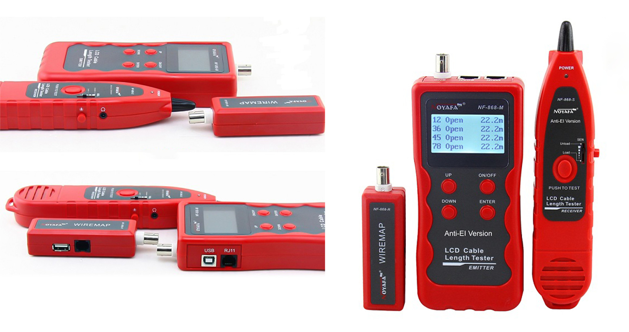 Bộ máy test dây thoại NF868 Noyafa