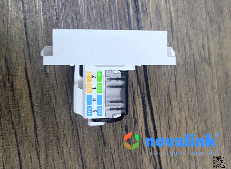 Nhân ổ cắm mạng Cat6 Novalink CC-04-00231 chính hãng | Giá tốt