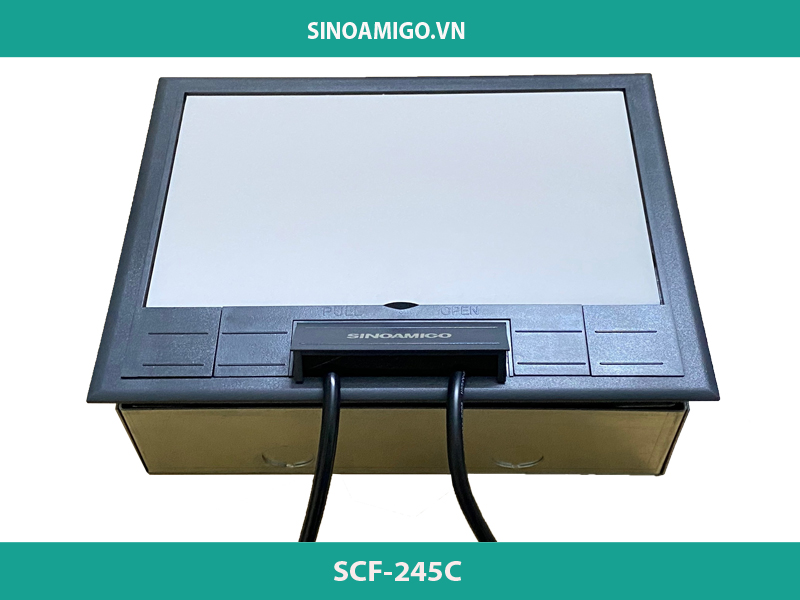 Hộp ổ cắm âm sàn sinoamigo SCF-245C cao cấp