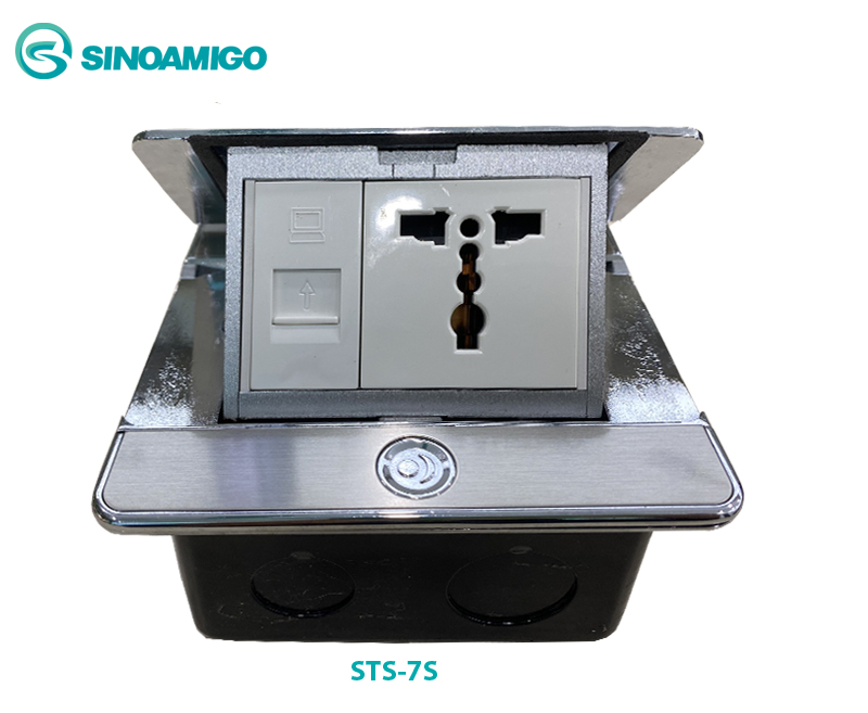 Ổ cắm &acirc;m s&agrave;n STS-7S SinoAmigo cao cấp