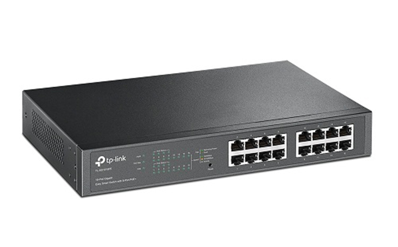 Thiết bị chuyển mạch 16 cổng Gigabit TPLink TL-SG1016PE với 8 cổng PoE+