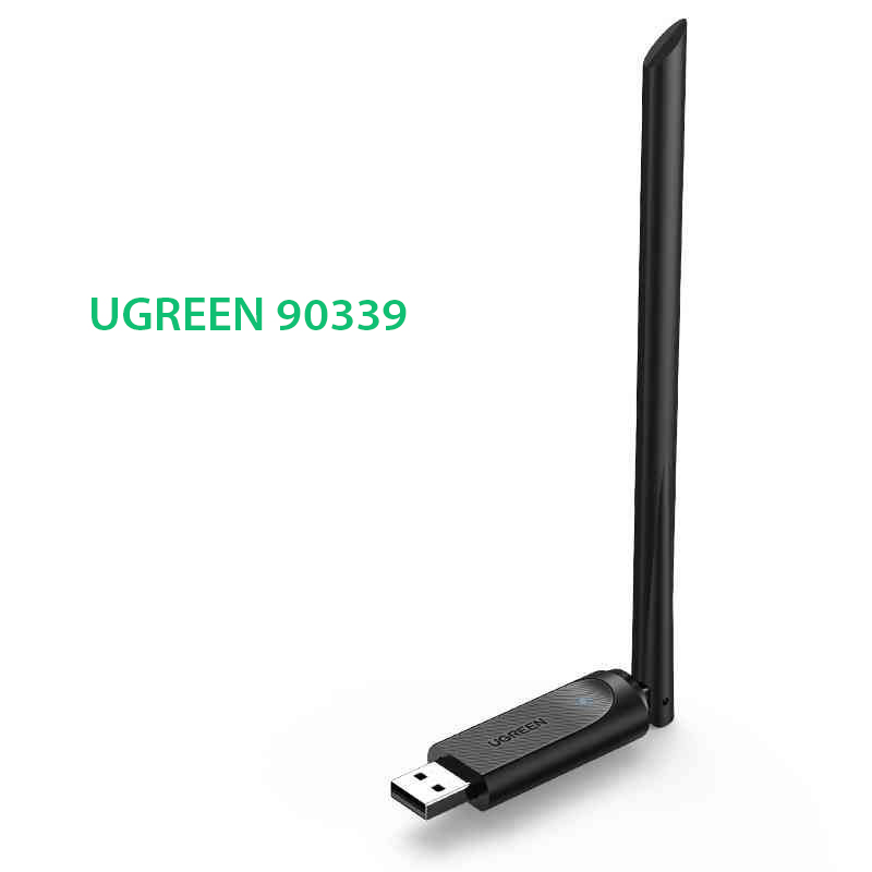 Card USB WIFI băng tần kép 2,4G & 5G dành cho PC Ugreen 90339