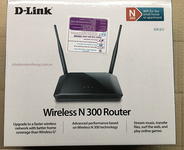 Bộ phát wifi Dlink DIR-612 300Mbps