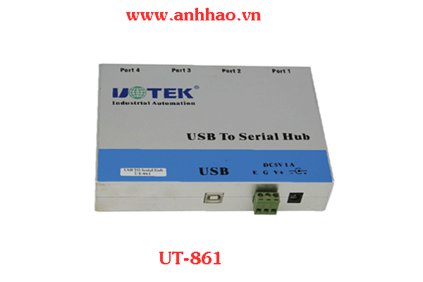 Cổng chuyển USB to 4 com chính hãng Uotek cao cấp