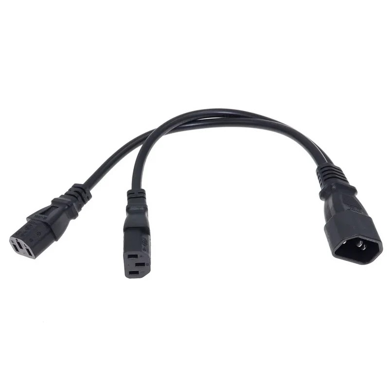 C&aacute;p Nguồn Y C14 Sang 2 C13 Cho M&aacute;y Chủ 0.5m Novalink NV-52009A
