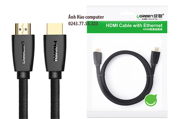 Cáp HDMI 2.0 Ugreen 40412 dài 5m chính hãng chất lượng cao