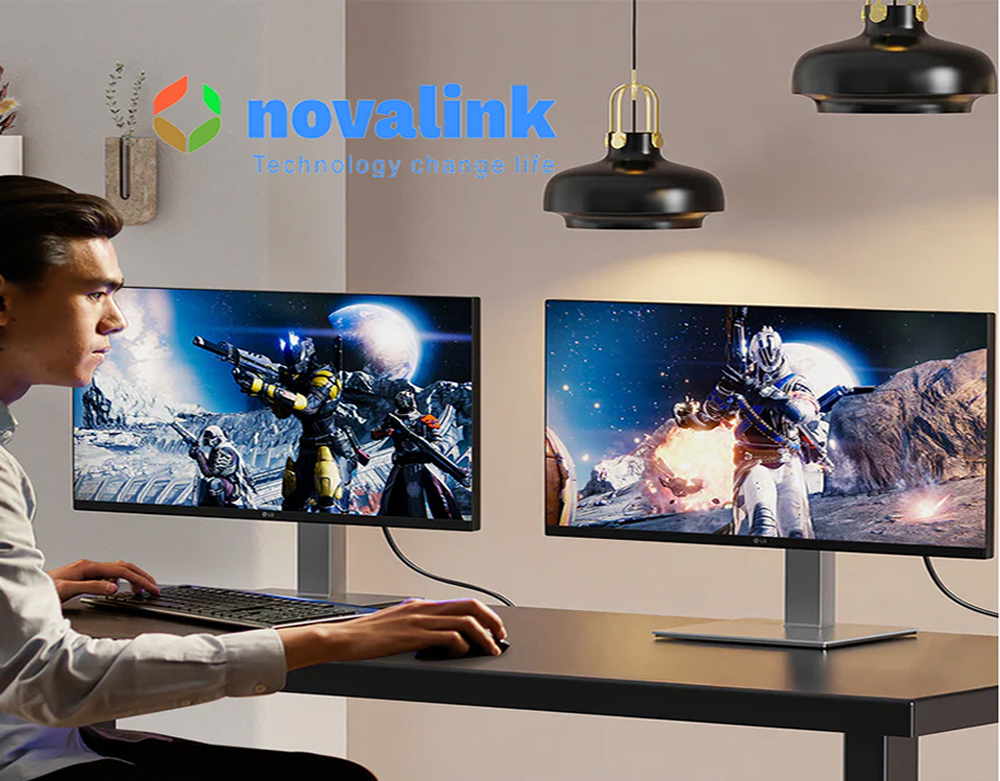Cáp HDMI 2.1 sợi quang 25m Novalink NV-33013A - Truyền tải 8K siêu tốc, chinh phục mọi không gian