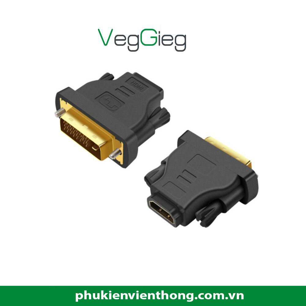 Đầu chuyển DVI to HDMI V-S107 VegGieg chính hãng