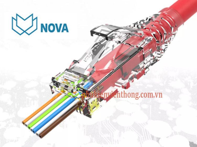 Đầu bấm mạng xuyên thấu cat6 nova CC-01-00178 chính hãng