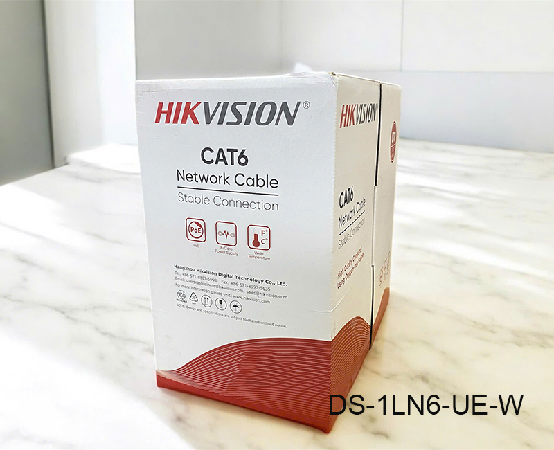 Cáp mạng CAT6 HIKVISION DS-1LN6-UE-W chính hãng