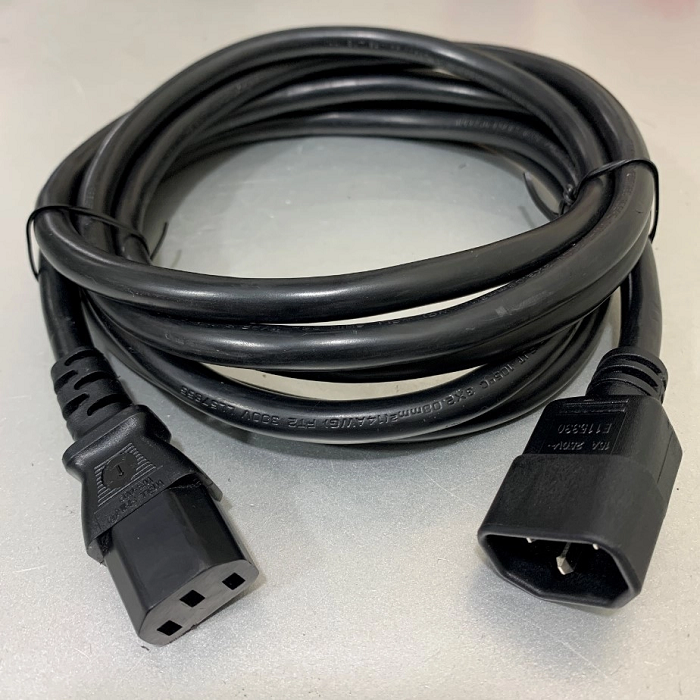 D&acirc;y nguồn C13 to C14 5m Novalink NV-53008B 16AWG 13A ch&iacute;nh h&atilde;ng