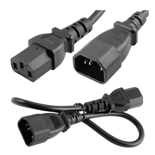 Dây nguồn C13-C14 dài  0.5m  Novalink SN-52001B | Lõi 3x1.5mm, 10A