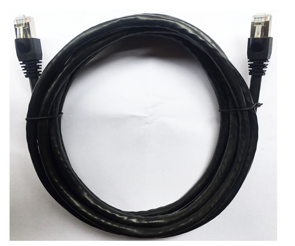 Dây nhảy mạng patch cord  cat6A STP dài 5m màu đen, tiết diện 23AWG, băng thông 500Mhz , tốc độ 10Gb