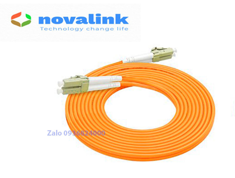 Patch cord Optical OM2 LC-LC/UPC-MM-DX Novalink NV-61607A dài 20m