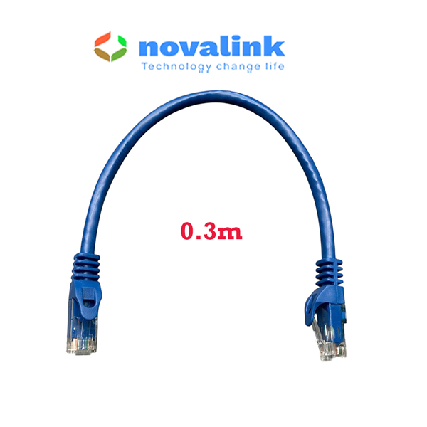D&acirc;y nhảy mạng Cat6 30cm patch cord RJ45