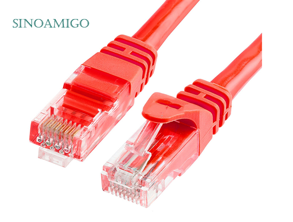Dây nhảy mạng Cat6 1m Sinoamigo SN-24002 màu đỏ chính hãng | Patch cord 550MHz