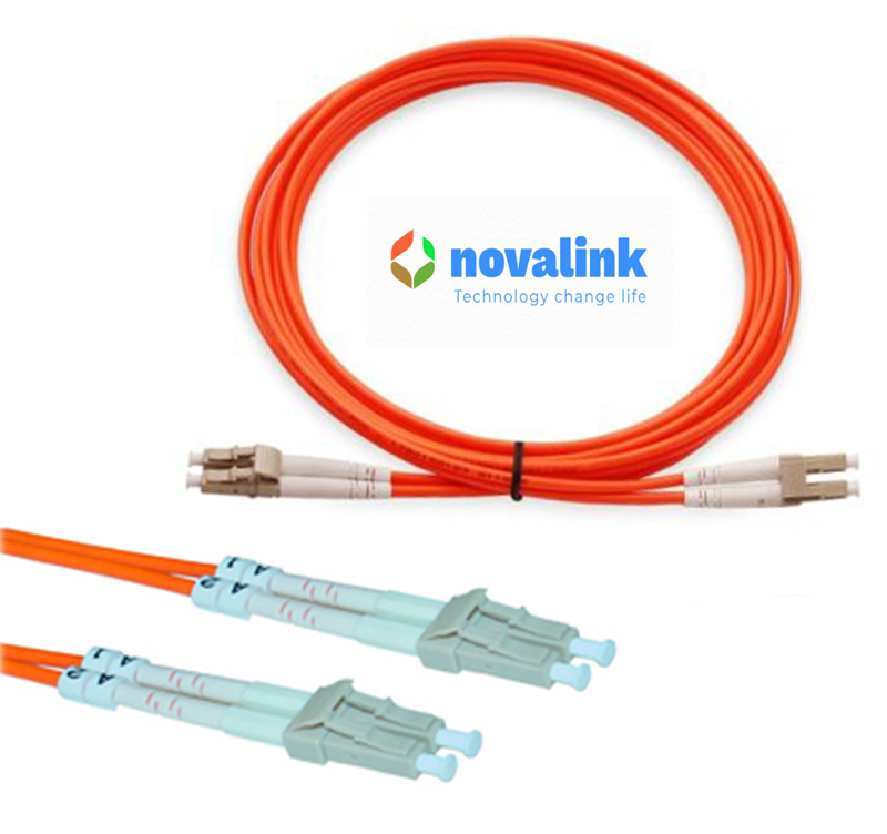 Dây nhảy multimode LC/UPC-LC/UPC-MM-DX Novalink NV-61608A dài 25m