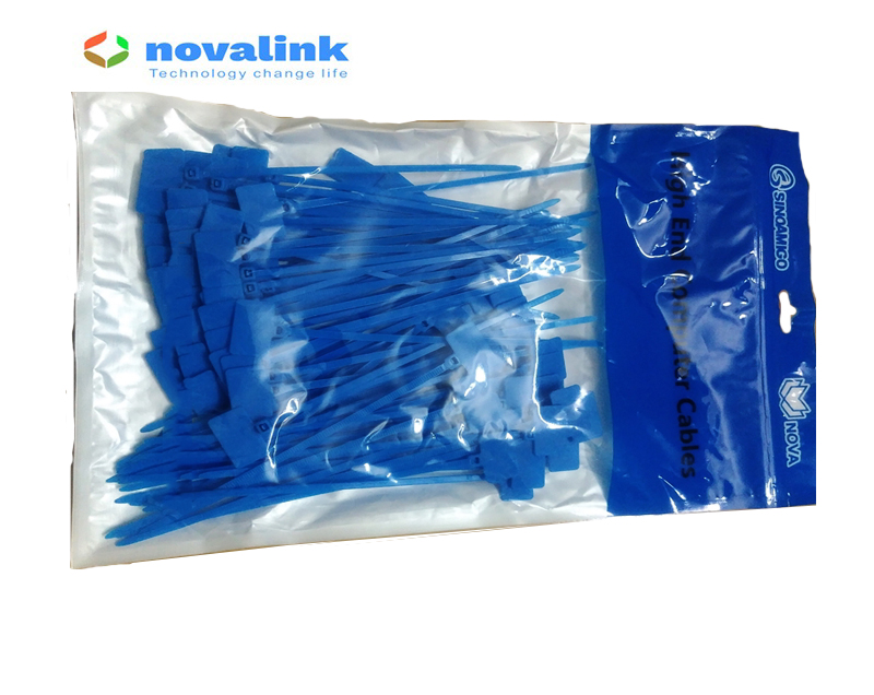 Dây lạt nhựa thít có bảng đánh dấu Novalink cao cấp