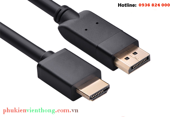 Cáp chuyển đổi Display port to HDMI 28AWG 5m SN82005