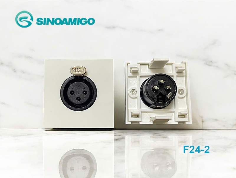 Module ,Nhân Âm Thanh Kalon Type 45 Sinoamigo F24-2 Chính Hãng | Dùng Cho Ổ Âm Sàn, Âm Bàn