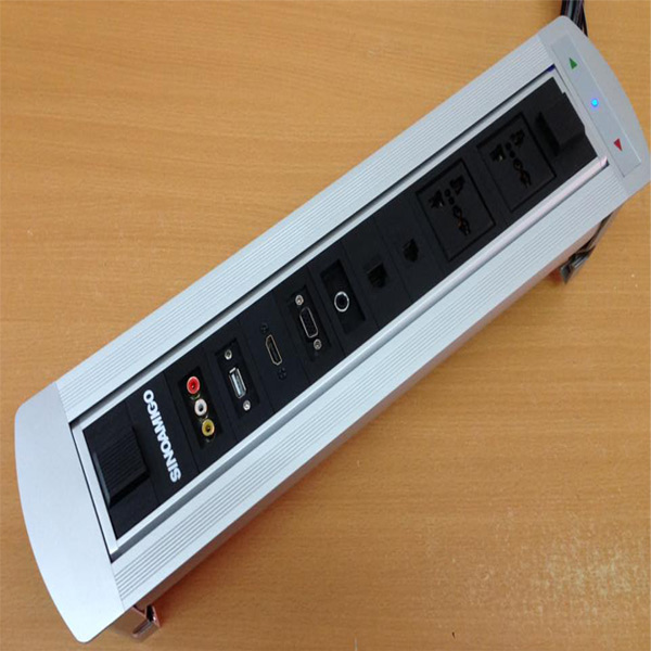 Hộp ổ cắm âm bàn Sinoamigo STS-240E cao cấp | Chính hãng, đa năng, giá tốt