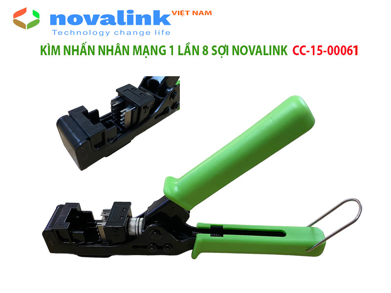 Tool bấm nhân mạng 8 sợi loại 180 độ NOVALINK  mã CC-15-00061