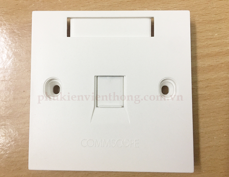 Mặt mạng COMMSCOPE hình vuông 1 cổng chính hãng