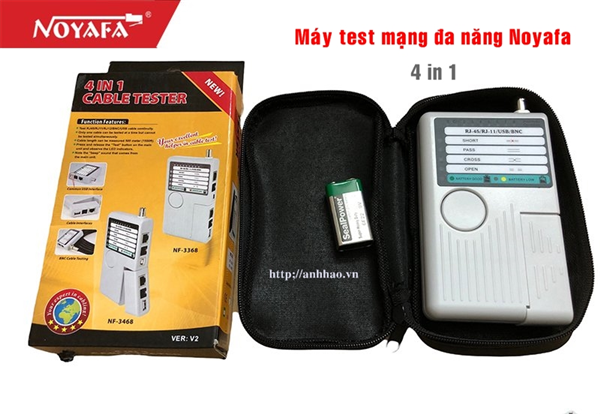 m&aacute;y test c&aacute;p mạng RJ45 NOYAFA NF-3468