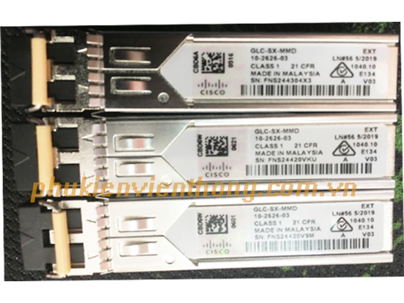 Module quang Cisco GLC-SX-MMD SFP transceiver MMF 850-nm, DOM, 500m