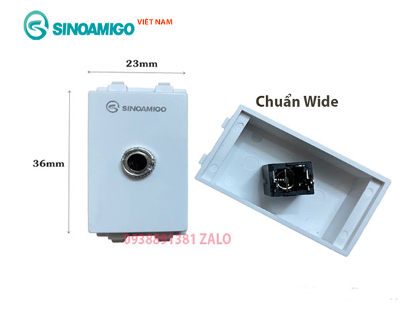 Ổ cắm âm thanh 3.5mm âm tường