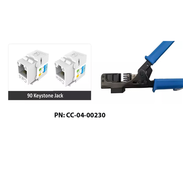 Ổ cắm, Nhân mạng Cat5E Novalink | Chân tiếp xúc mạ vàng 50U | Nhựa cao cấp CC-04-00230