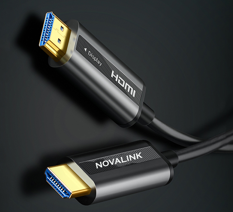 Cáp HDMI 2.0 sợi quang Novalink NV-32010 4Kx60hz dài 20m chính hãng