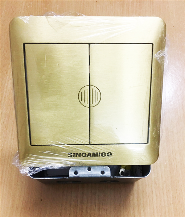 Ổ Cắm Âm Sàn đôi, 6 Modules Sinoamigo SFP-2B | Màu Đồng Chính Hãng