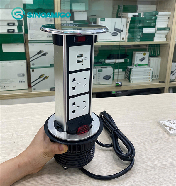 Ổ điện &acirc;m b&agrave;n đảo bếp Sinoamigo STP-1RB-3