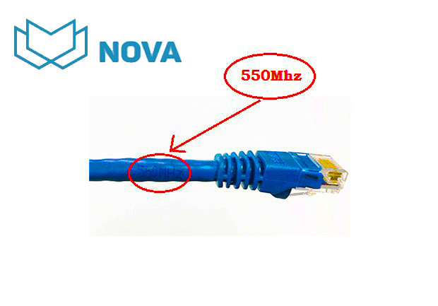 Dây nhảy mạng cat 6 NOVA NV-20102 dài 1m màu xanh chính hãng