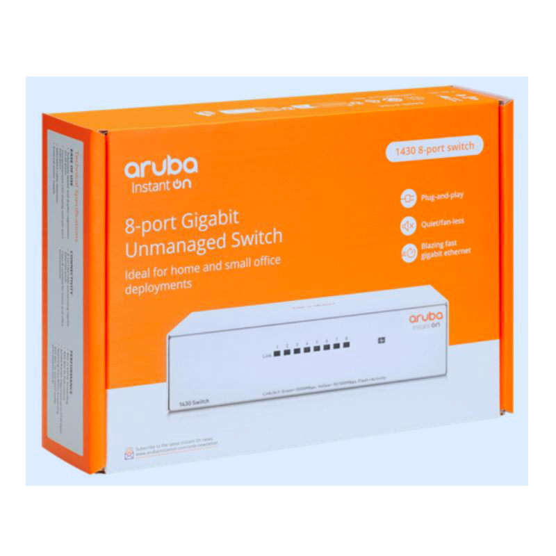 Switch mạng Aruba 8 cổng 10/100/1000mbps R8R45A