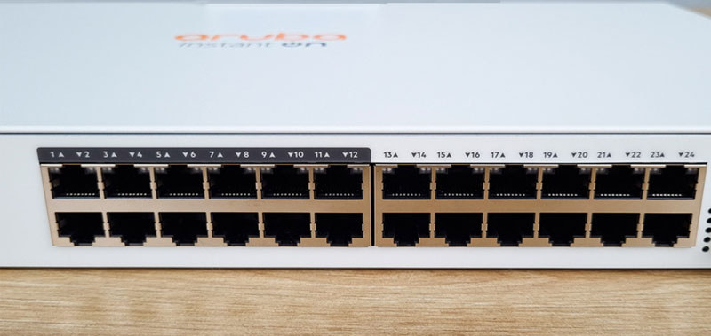 Thiết bị chuyển mạch Aruba Instant On 1830 24G 12p  Class4 PoE 2SFP 195W JL813A